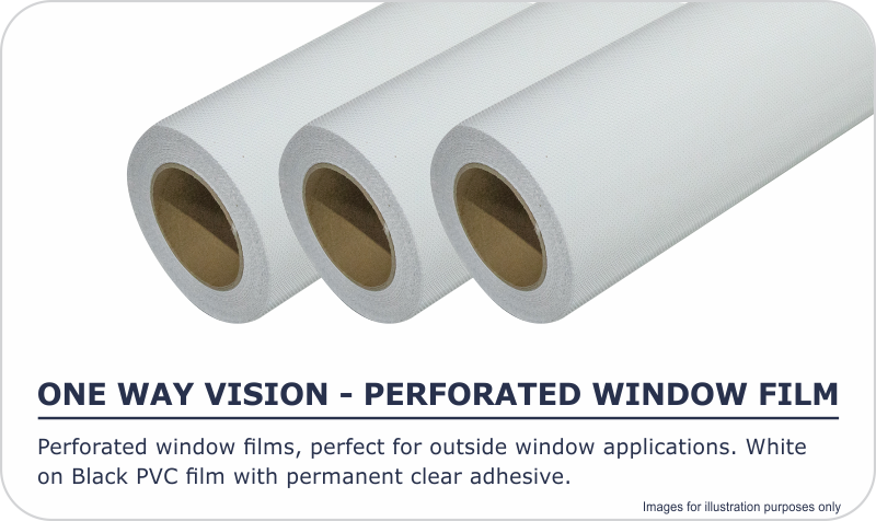 One Way Vision - Perforated Window Film