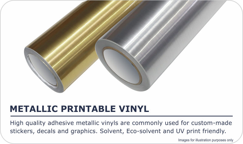 Metallic Printable Vinyl
